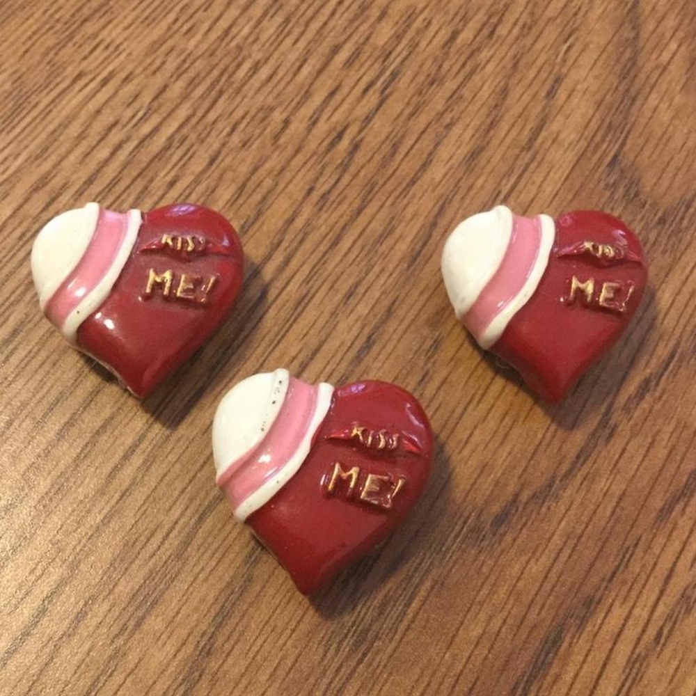 Set of three button covers